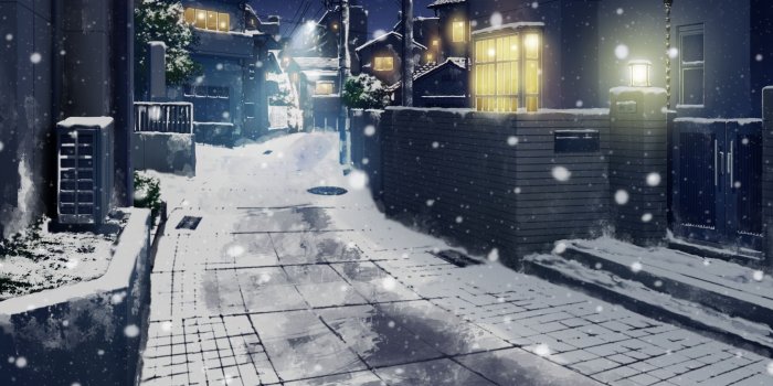 2400x1350 Anime Scenery Wallpaper | 2400x1350 | ID:51659