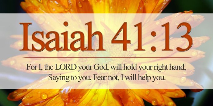 1024x768 Isaiah 41:13 - Do Not Fear Wallpaper - Christian Wallpapers and