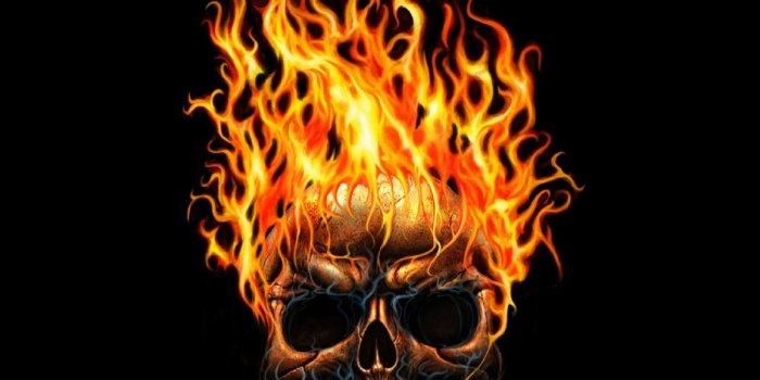 1600x1200 Evil Fire Skull Wallpapers - Top Free Evil Fire Skull Backgrounds