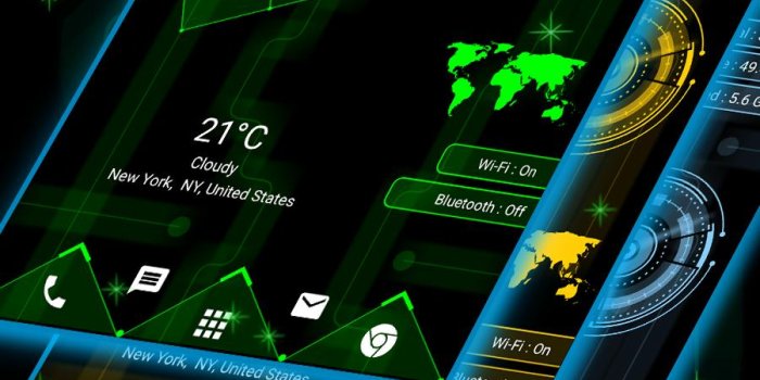 900x1501 Hi-tech Square Launcher 2019 - Next Generation UI for Android - APK