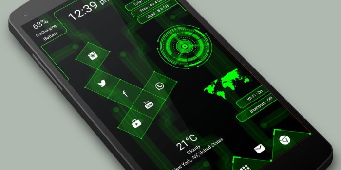 1127x900 Hi-tech Square Launcher 2019 - Next Generation UI for Android - APK