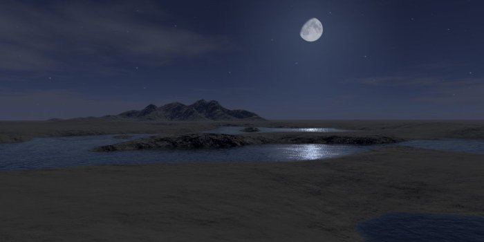 1280x1024 Desolate night Windows 7 Scenery Desktop Wallpapers | Scenery