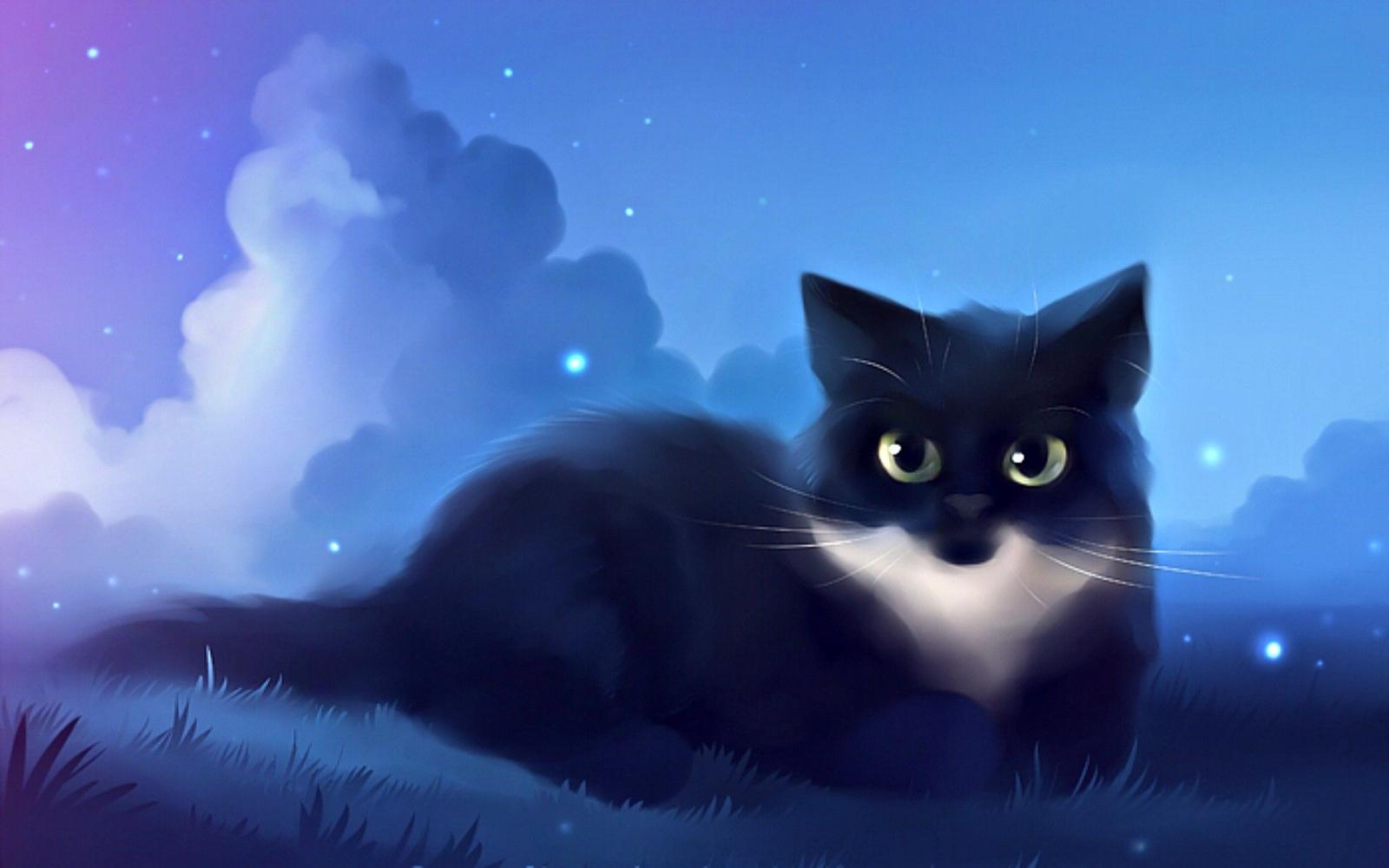 1920x1200 Cute Cat Wallpaper For Mobile - Cute Anime Cat Drawing (#22362) - HD