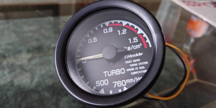 1920x1080 SOLD - Near Immaculate 60mm GReddy/TRUST Mechanical Boost Gauge