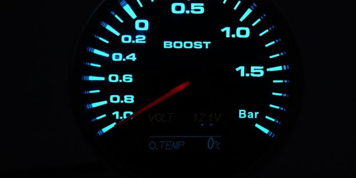 1024x768 Details about 60mm 4 in 1 Boost Gauge Turbo Volt Oil pressure & Oil  Temperature - 7 LEDs Color