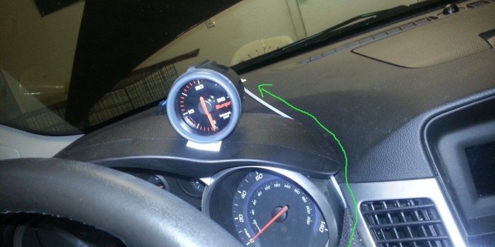 1024x768 How-To: Boost gauge install | Chevrolet Cruze Forums