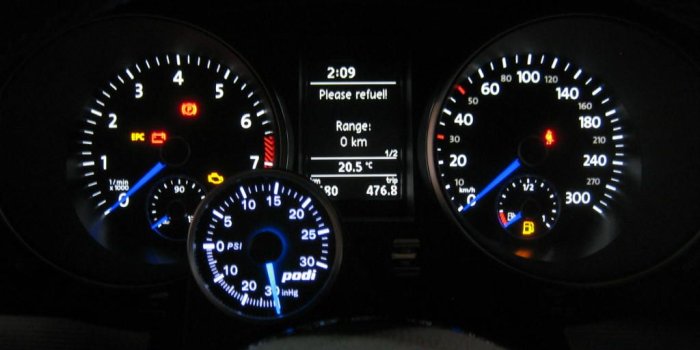 1024x768 GoodSpeed Performance Lab - Podi Golf R True Blue Gauge kit