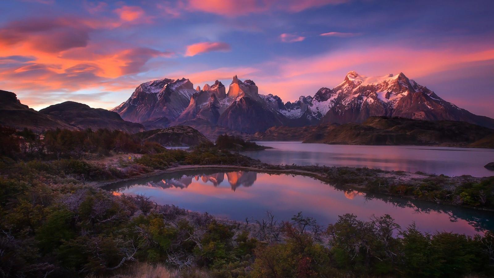1920x1080 1920x1080 South America Patagonia Andes Mountains Lake Laptop Full