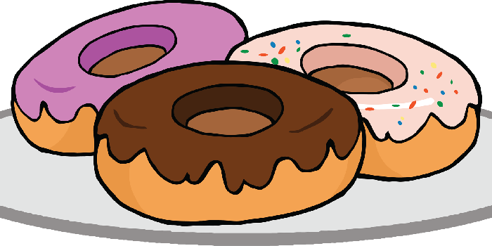 2400x911 Chocolate donut clipart donuts wallpaper free hd desktop - ClipartPost