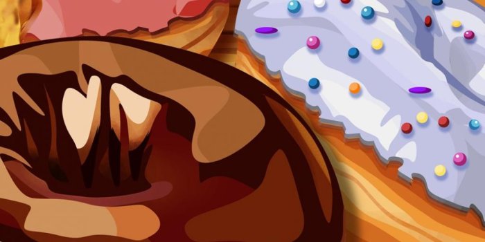 1024x1024 Doughnut Wallpaper 13 - 1680 X 1050