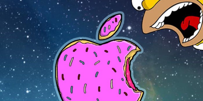 1280x720 Simpsons, Iphone, , Donut, Nebula, Wallpaper, By, Lindsaycookie, Dz