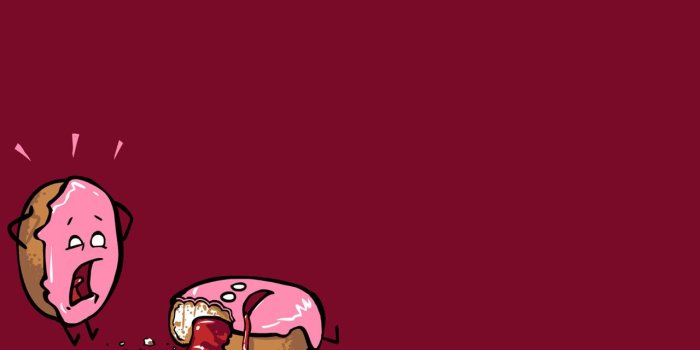 1280x800 donut, Panic, Humor 4K HD wallpaper | 1280x800