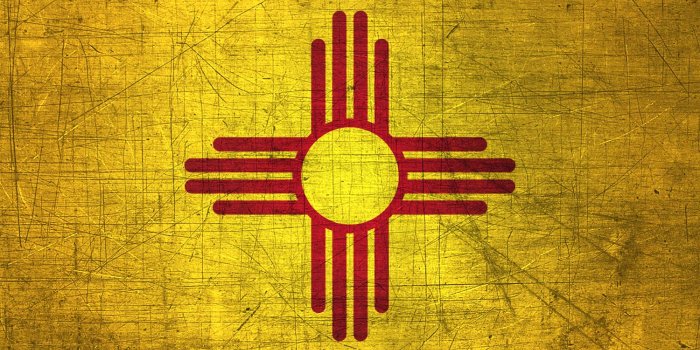 1500x1000 New Mexican Flag Metal (Flag of New Mexico) - Download it for free