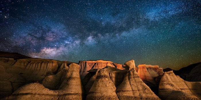 2048x1463 landscape, Nature, Milky Way, Galaxy, Starry Night, Desert