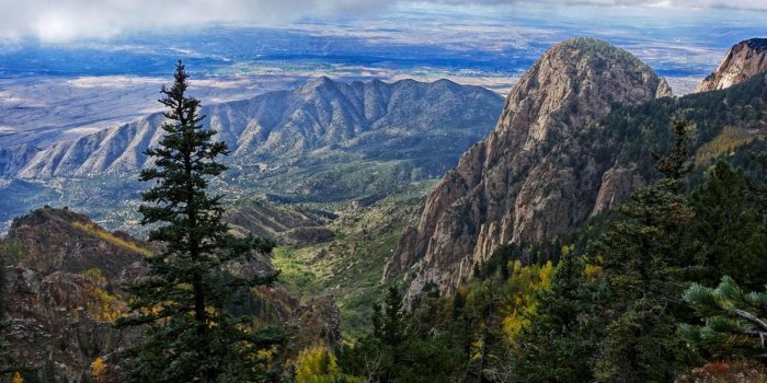 1322x700 USA Scenery Mountains Fir Bernalillo New Mexico Nature wallpaper