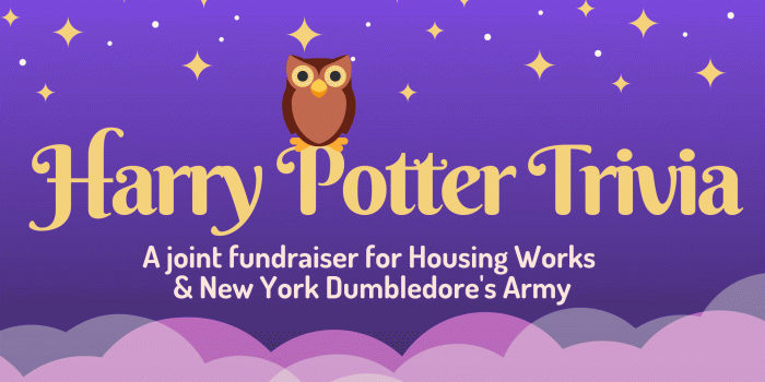 1920x1080 New York Dumbledore's Army presents: Harry Potter… | Housing Works
