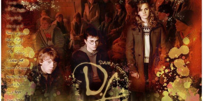 1664x1163 WB Official Licensed Harry Potter Dumbledore's Army Hermione and Ron
