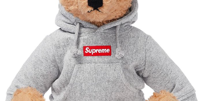 1200x1192 Supreme Steiff Bear Wearing Box Logo Hoodie Releasing December 20th
