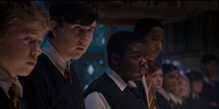 1594x673 Who is the black kid in Gryffindor in the movies? : harrypotter