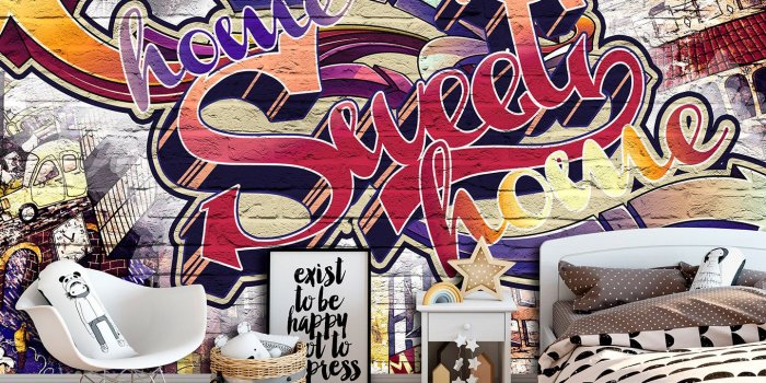 1440x1080 Wall Mural Cool Graffiti