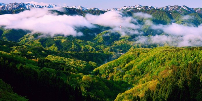 1920x1200 Japan-Honshu-Ishikawa-spring-morning-beautiful-nature-landscape-mist