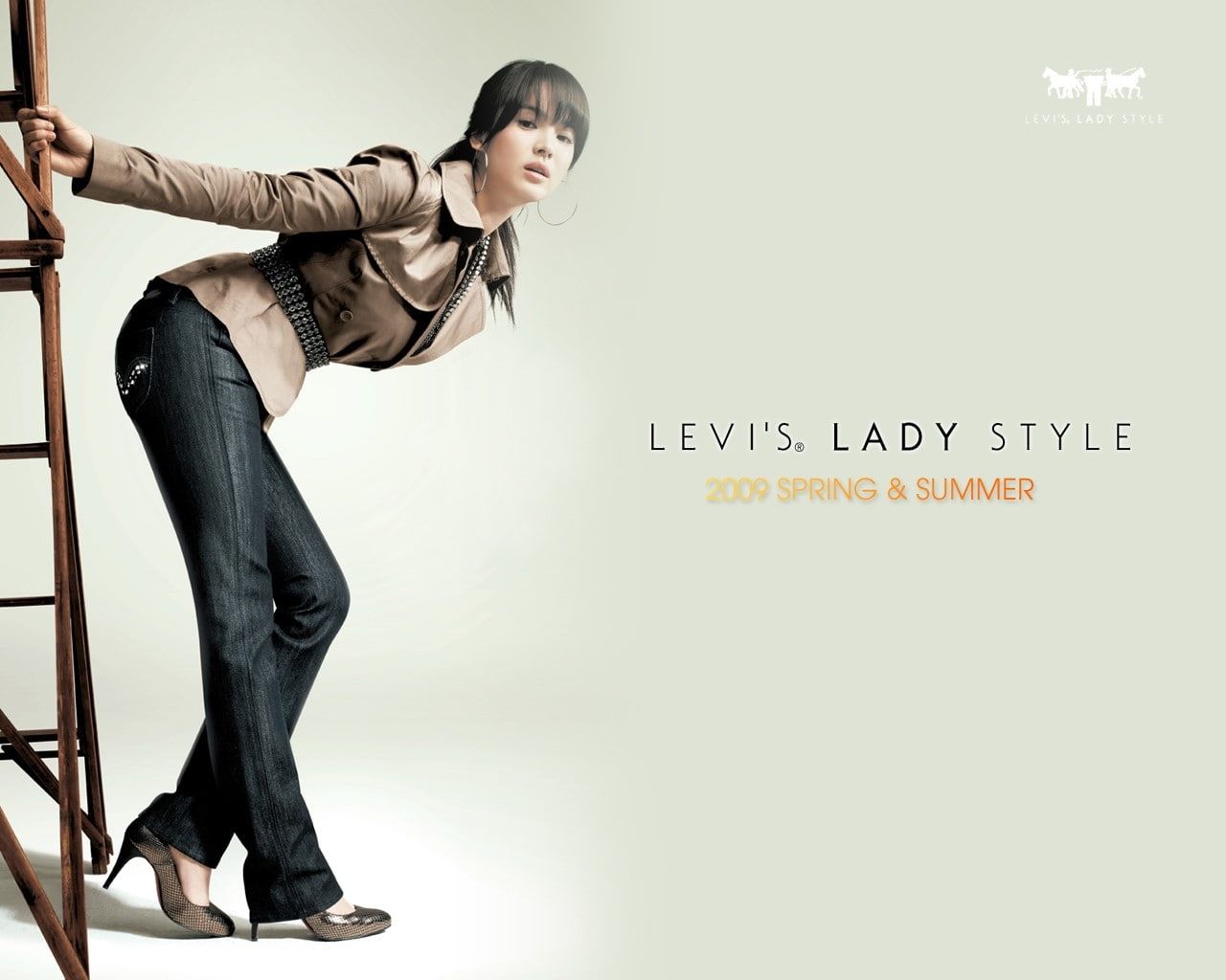 1280x1024 HD wallpaper: Levis, Brand, Jeans, Advertising, Firm, full length