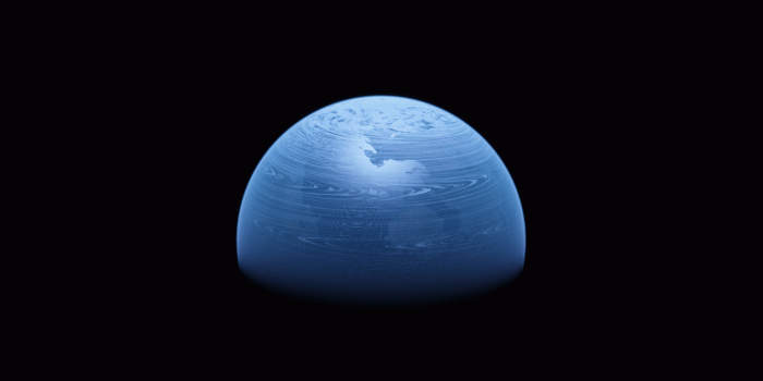 1920x1080 Stormy Planet in a black Void : spaceengine