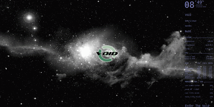 1366x768 Void Linux: installer Openbox et composants LXDE + Configuration