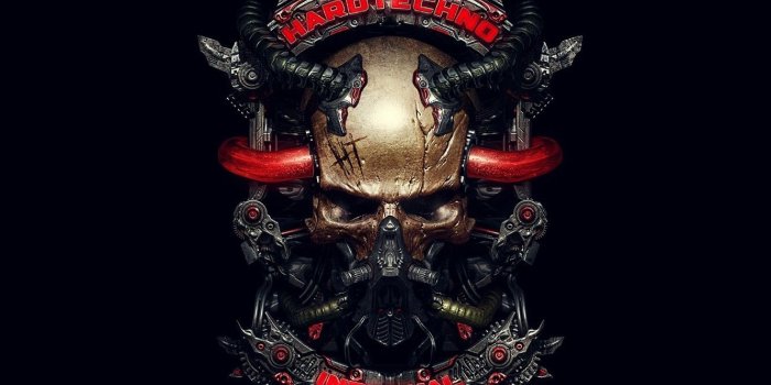1332x850 Wallpaper skull, sake, infernal, metallic, Hardtechno images for