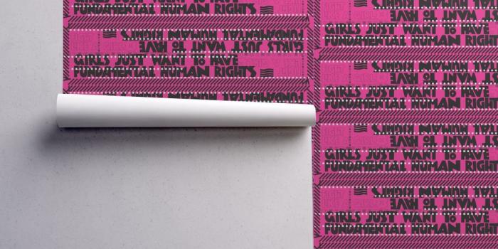 1024x1024 Isobar Durable Wallpaper Featuring Fight Like A Girl - Cross-stitch