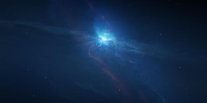 5120x2880 Wallpaper Beautiful space, nebula, universe, blue 5120x2880 UHD 5K