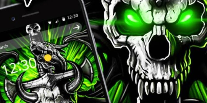 720x1280 3D Gothic Metal Skull Live Wallpaper Theme for Android - APK Download