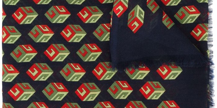 1000x1334 Gucci blue Wallpaper GG Print Cube Scarf HK$3,064 ✈ Overseas