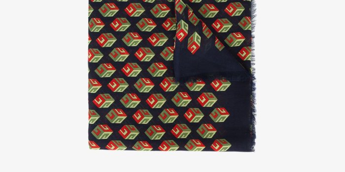1920x1920 blue Wallpaper GG Print Cube Scarf