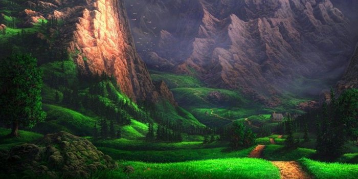 1024x768 Mountain: Mountain Hidden Nature Path Grass Green Place Japan