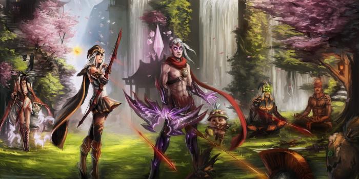 2560x1600 2851379 league of legends varus ashe lee sin teemo ahri fiddlesticks
