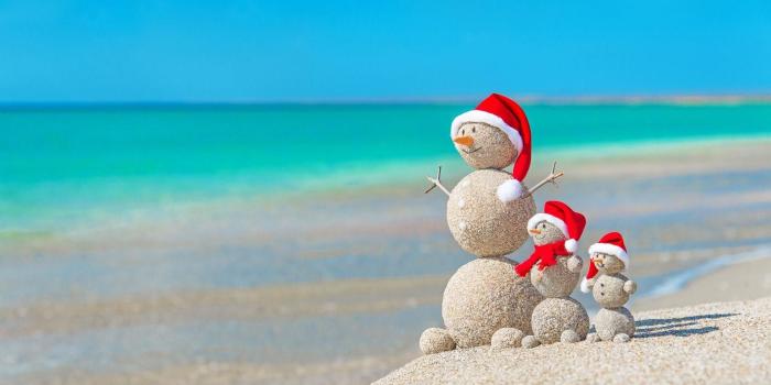 1920x1080 60+ Christmas Beach Wallpapers on WallpaperPlay