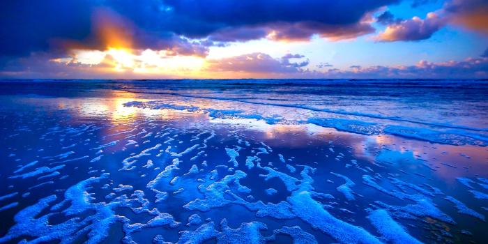 2880x1800 Shore, Wave, Sky, Beach, Water MacBook Pro 15 Wallpaper, 2880x1800