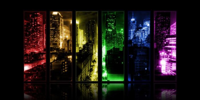 1920x1200 new york city in the night color splash wallpaper | HD wallpaper