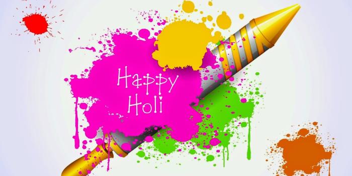 1600x883 Happy Holi Color Splash HD Wallpaper