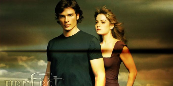 1024x768 Erica Durance and Tom Welling images Tom&Erica as Clois HD wallpaper