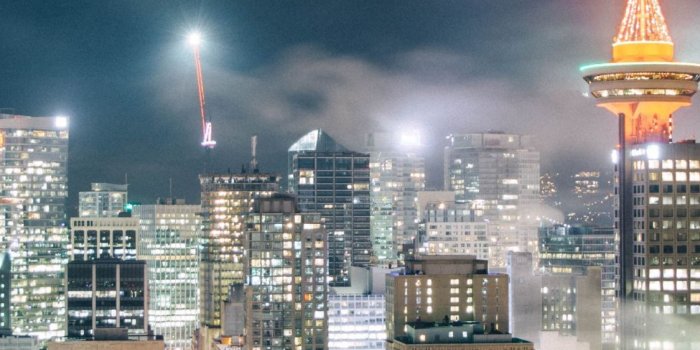 1125x2436 Download 1125x2436 wallpaper canada, city, night, cityscape