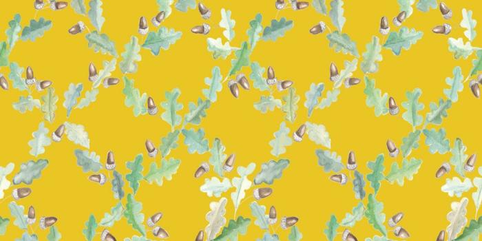1000x1190 Pirenaica by Coordonne - Mustard Yellow - Wallpaper - 5900028