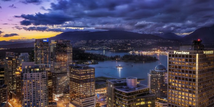 1920x1200 Vancouver City Skyline - Android wallpapers