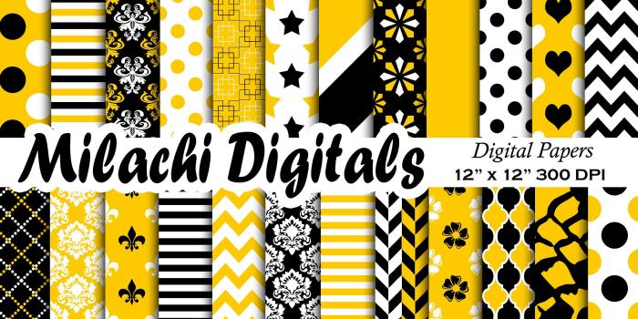 3000x3000 Mustard Yellow digital paper, polka dot scrapbook papers, hearts wallpaper,  damask background - M563