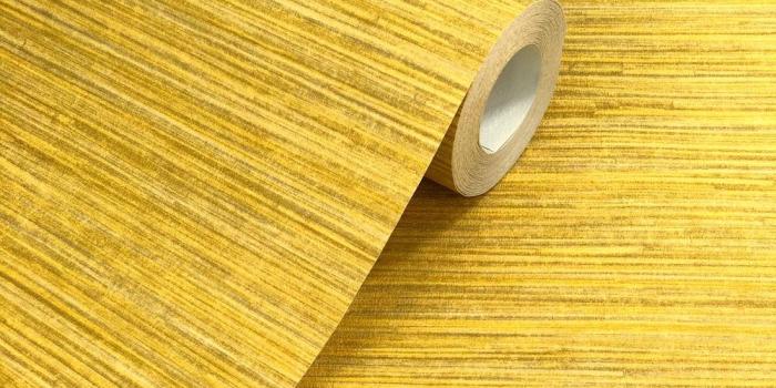 1000x1000 As Creation Linear Mustard Yellow Wallpaper 360064 - Plywood