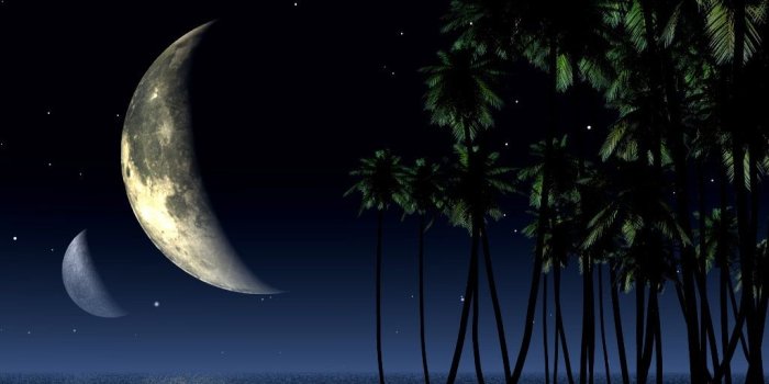 1024x1024 Download Moon Beach Wallpapers3D Wallpapers Pictures Download