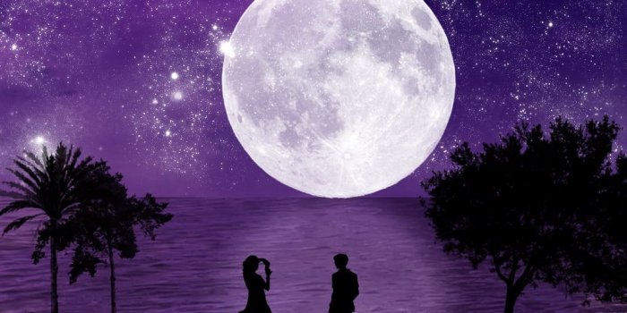 1024x768 made by zinara (me), night wallpaper moon stars couple lake purple