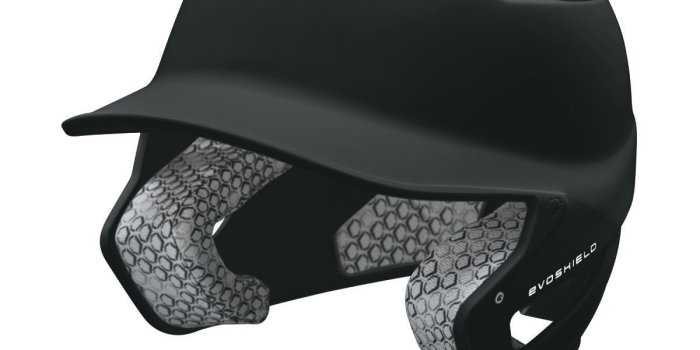 1200x1200 EvoShield Impact Travel Ball Batters Helmet - Black Junior