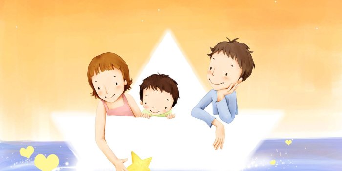 1600x1200 High Resolution Cartoon Illustraion of Family Love 1600x1200 NO.9